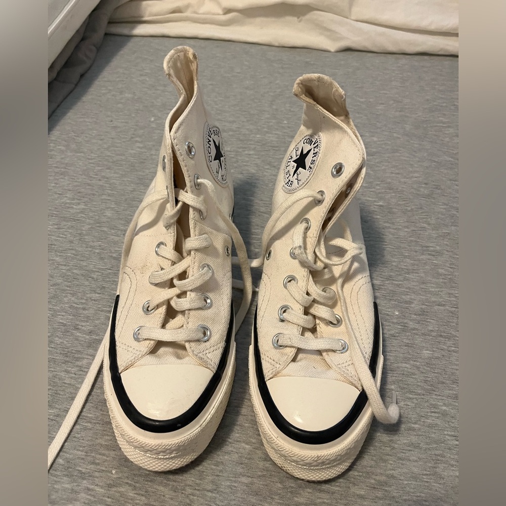 Converse Chuck Taylor All Star 70 Plus high top off white deconstructed US 7.5 - Picture 6 of 6